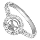 Halo Engagement Setting Ring.