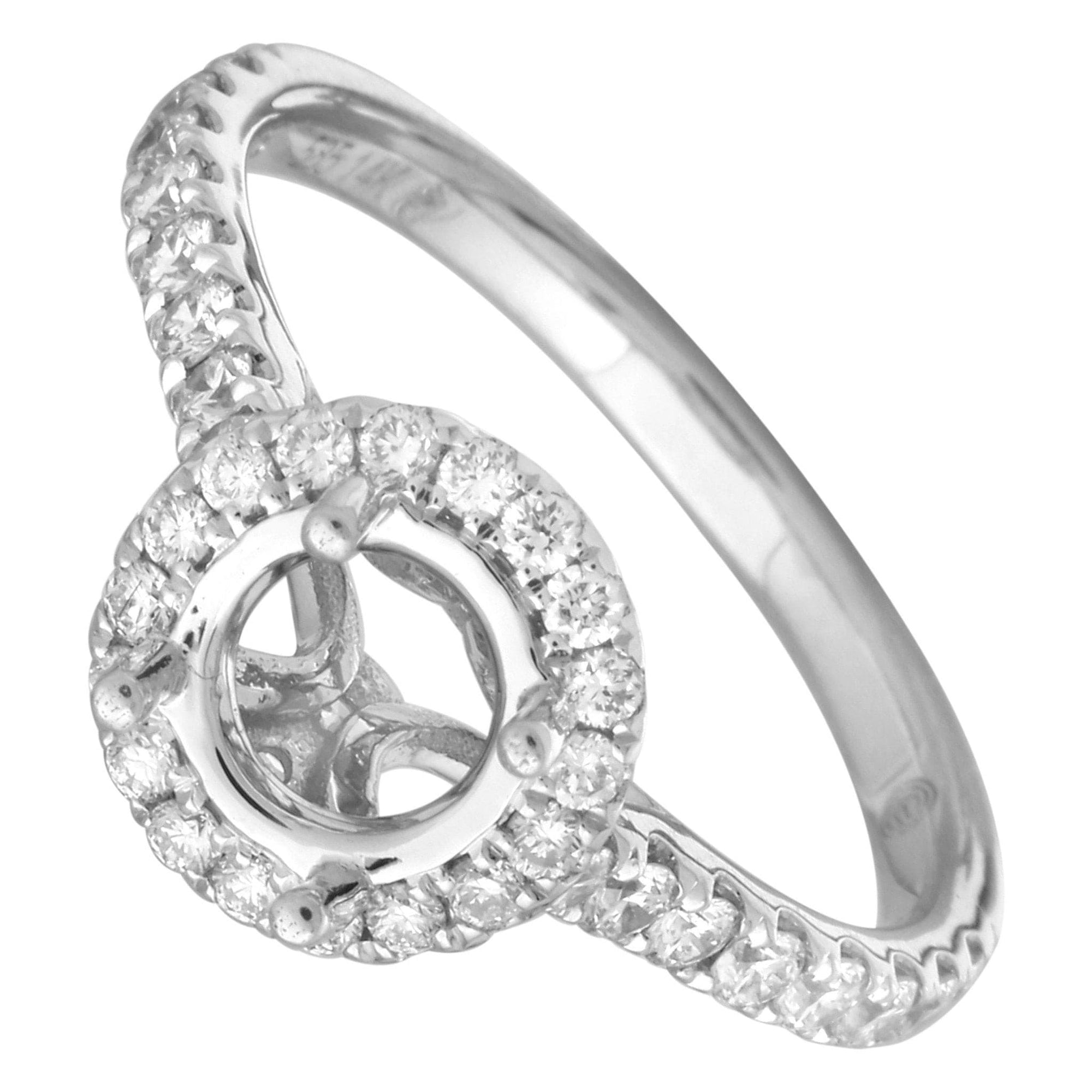Halo Engagement Setting Ring.