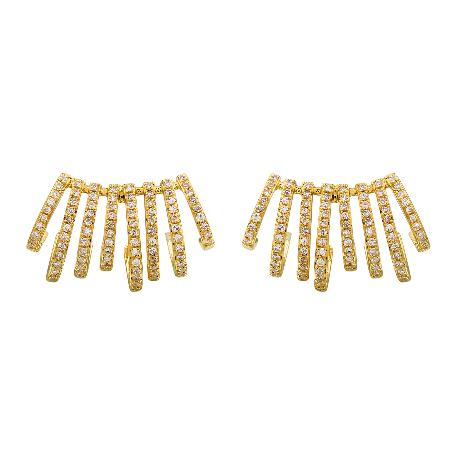Wide Caged Lobe Cuffs.
