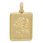 Rose Tag Pendant.