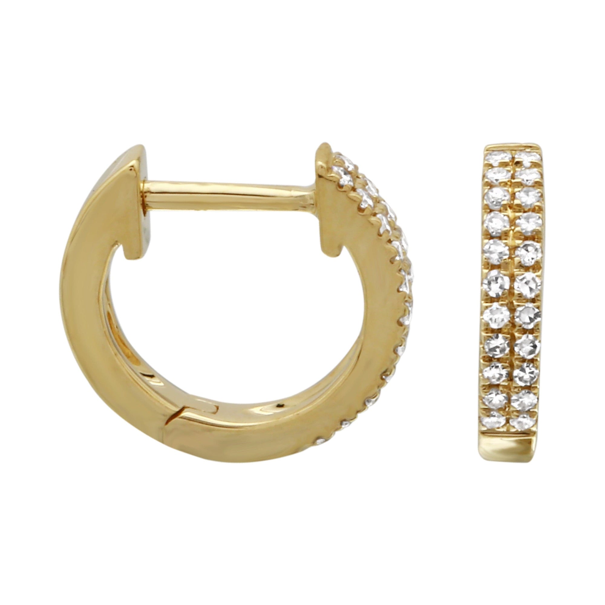 Diamond Huggies 6mm.