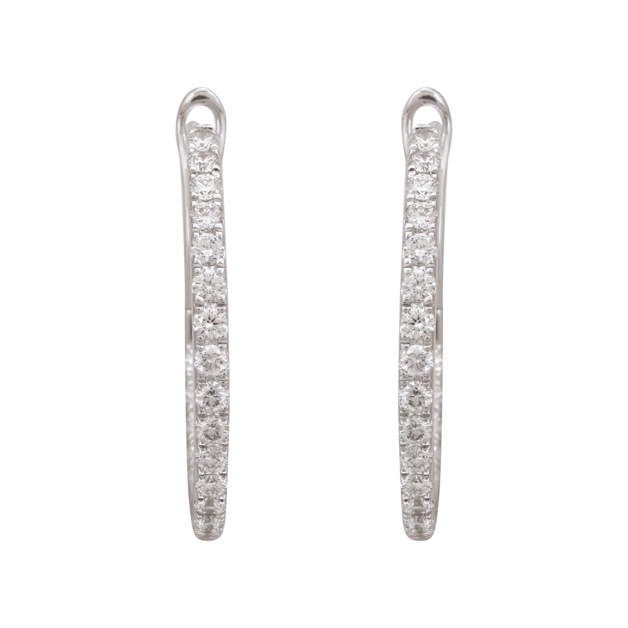 Big Lab Diamond Hoops.