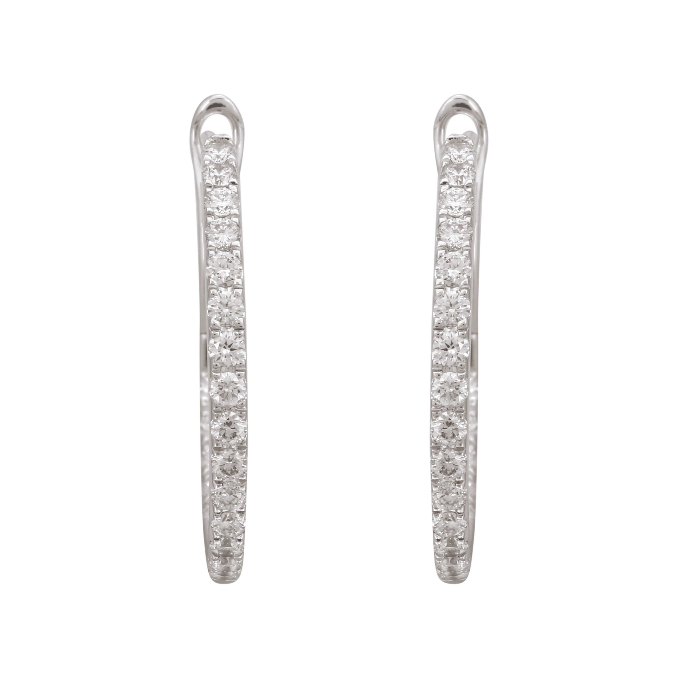 Big Lab Diamond Hoops.