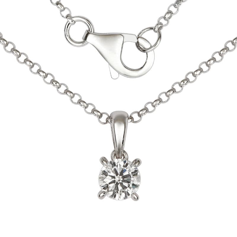 1/4 Carat Diamond Solitaire Pendant.