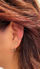 Bezel Trio Stud Earrings.