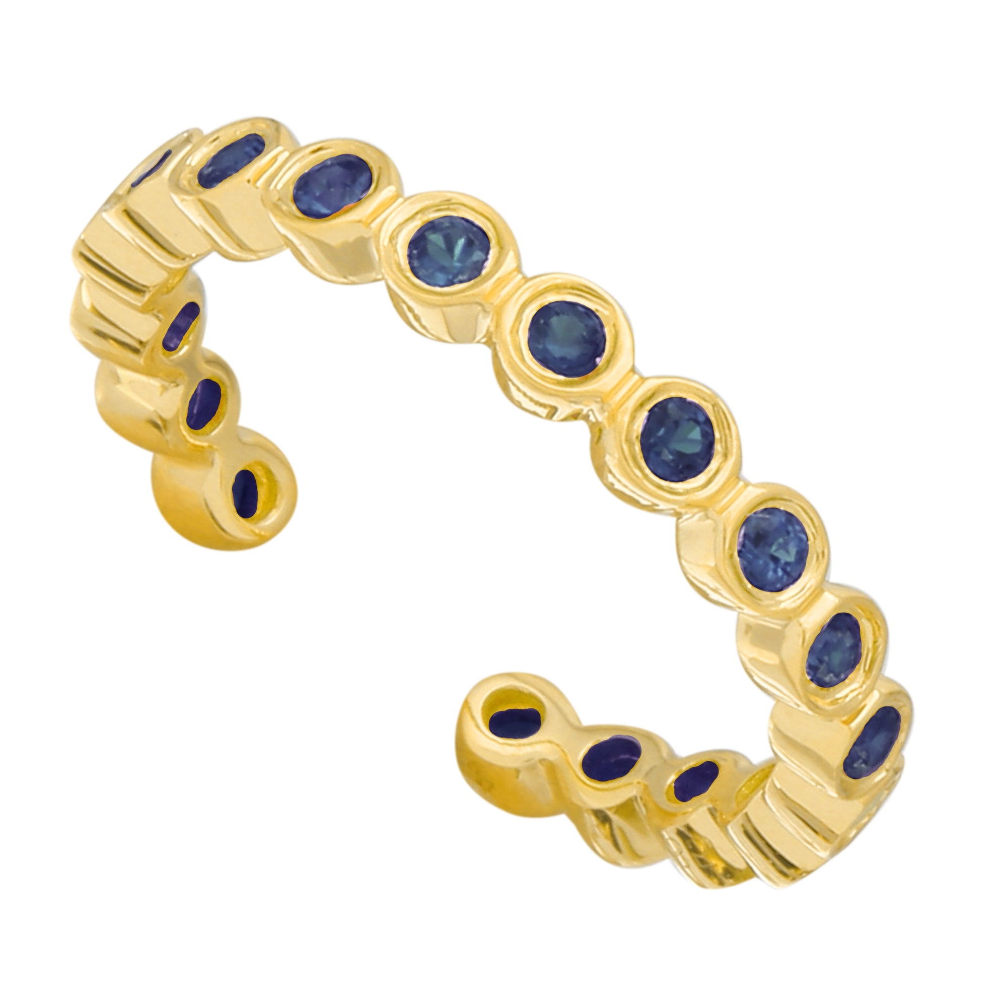 Sapphire Ear Cuff.