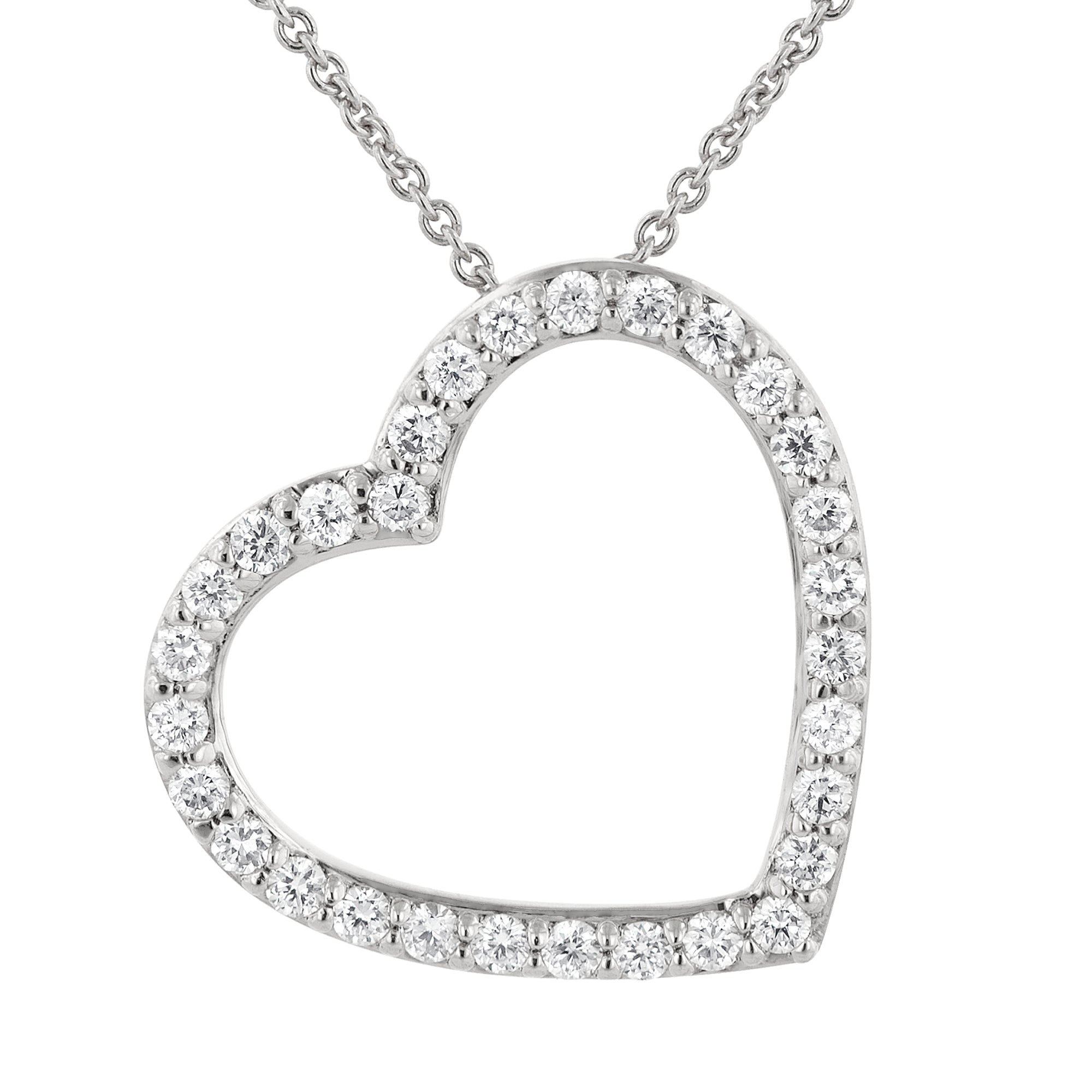 Tilted Heart Pendant.
