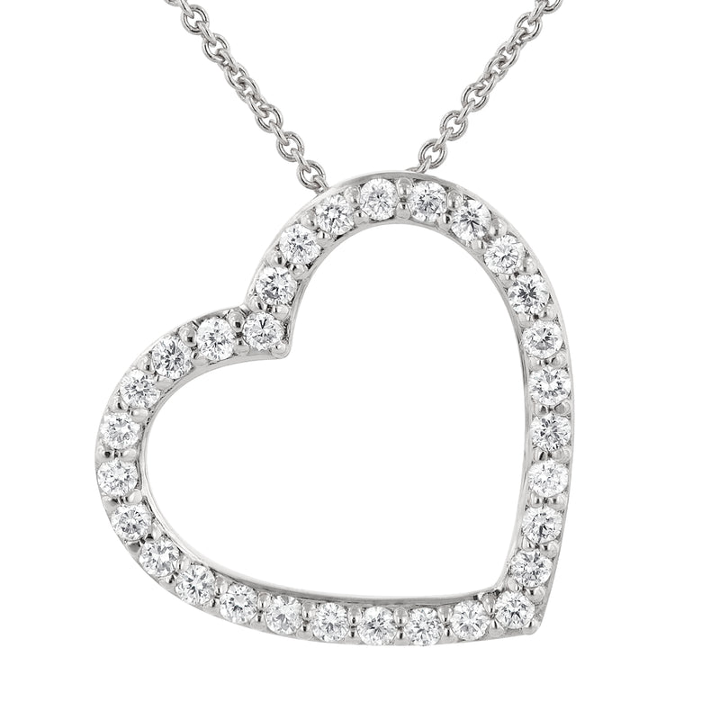 Tilted Heart Pendant.
