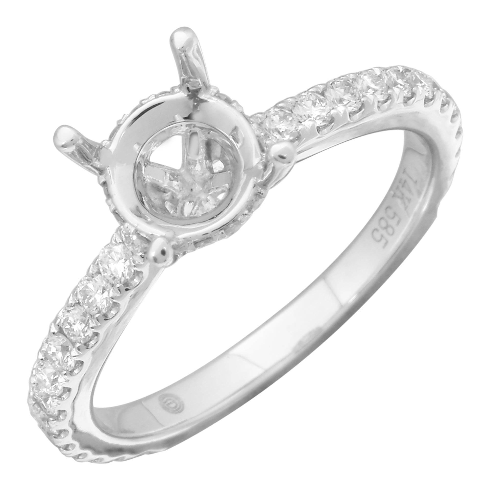 Solitaire Engagement Setting.