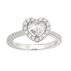 Heart Engagement Ring.
