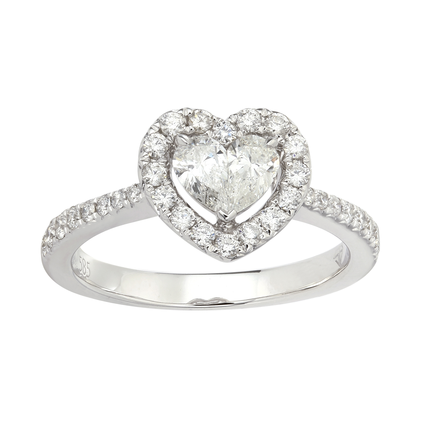 Heart Engagement Ring.