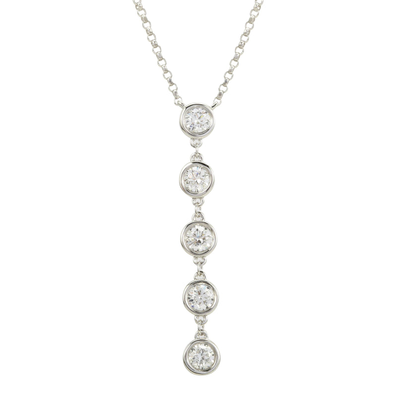 Vertical Bezel Pendant.