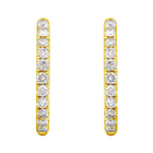 Diamond Hoops, 16mm.
