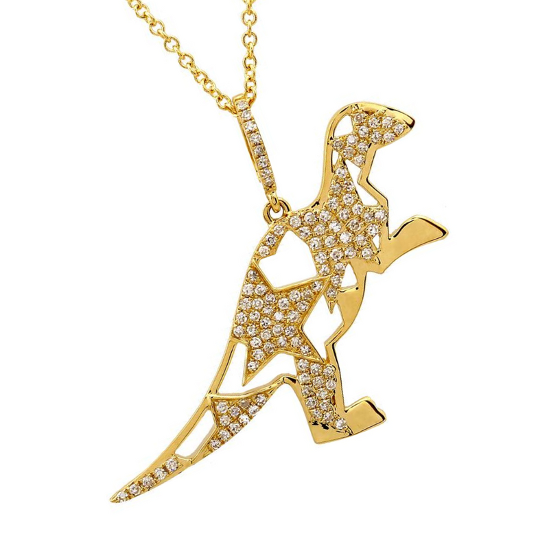 Dinosaur Pendant Necklace.