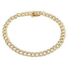Diamond Cuban Curb Bracelet.