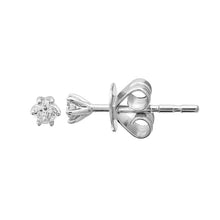Petite Diamond Solitaire Studs.
