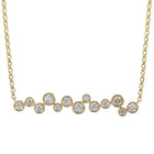 Bezel Strand Pendant Necklace.