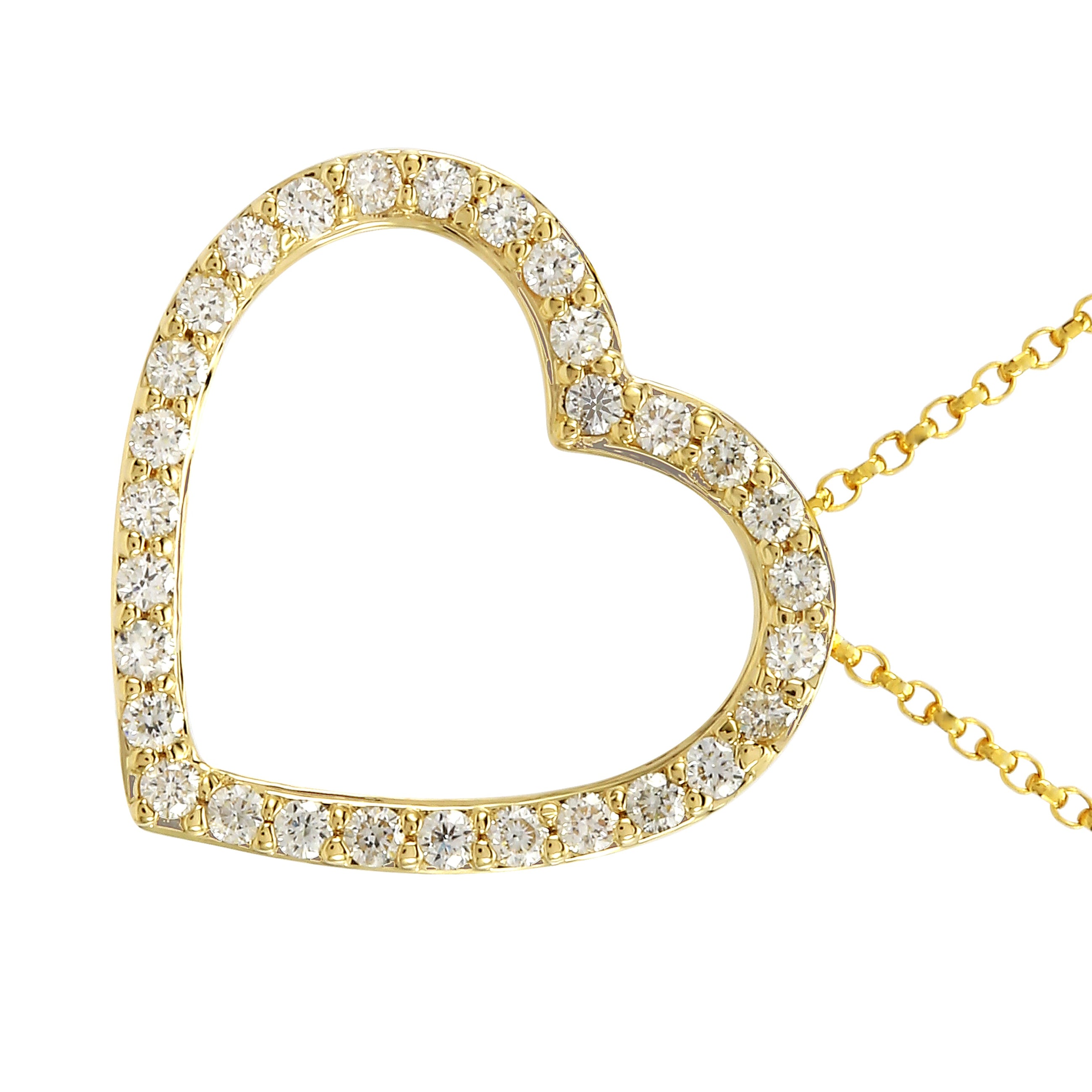 Sliding Heart Pendant.