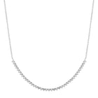 3 Prong Diamond Tennis Chain Necklace.