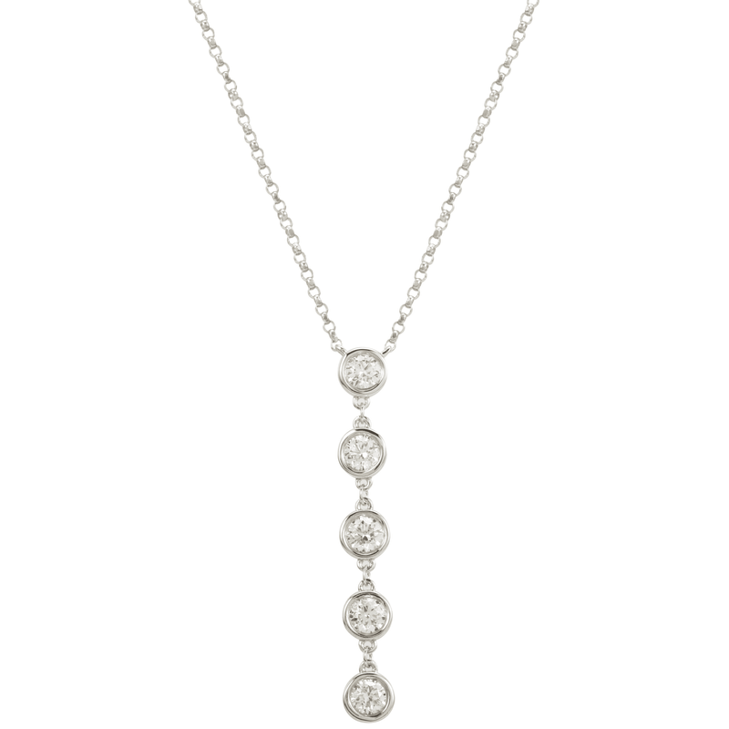 Vertical Bezel Pendant.