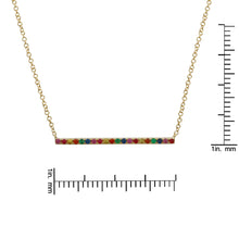 Rainbow Sapphire Necklace.