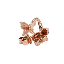 Pink Butterfly Studs.