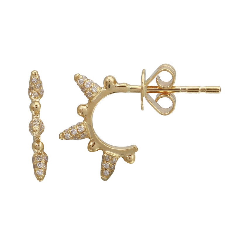 Spike Hoop Studs.