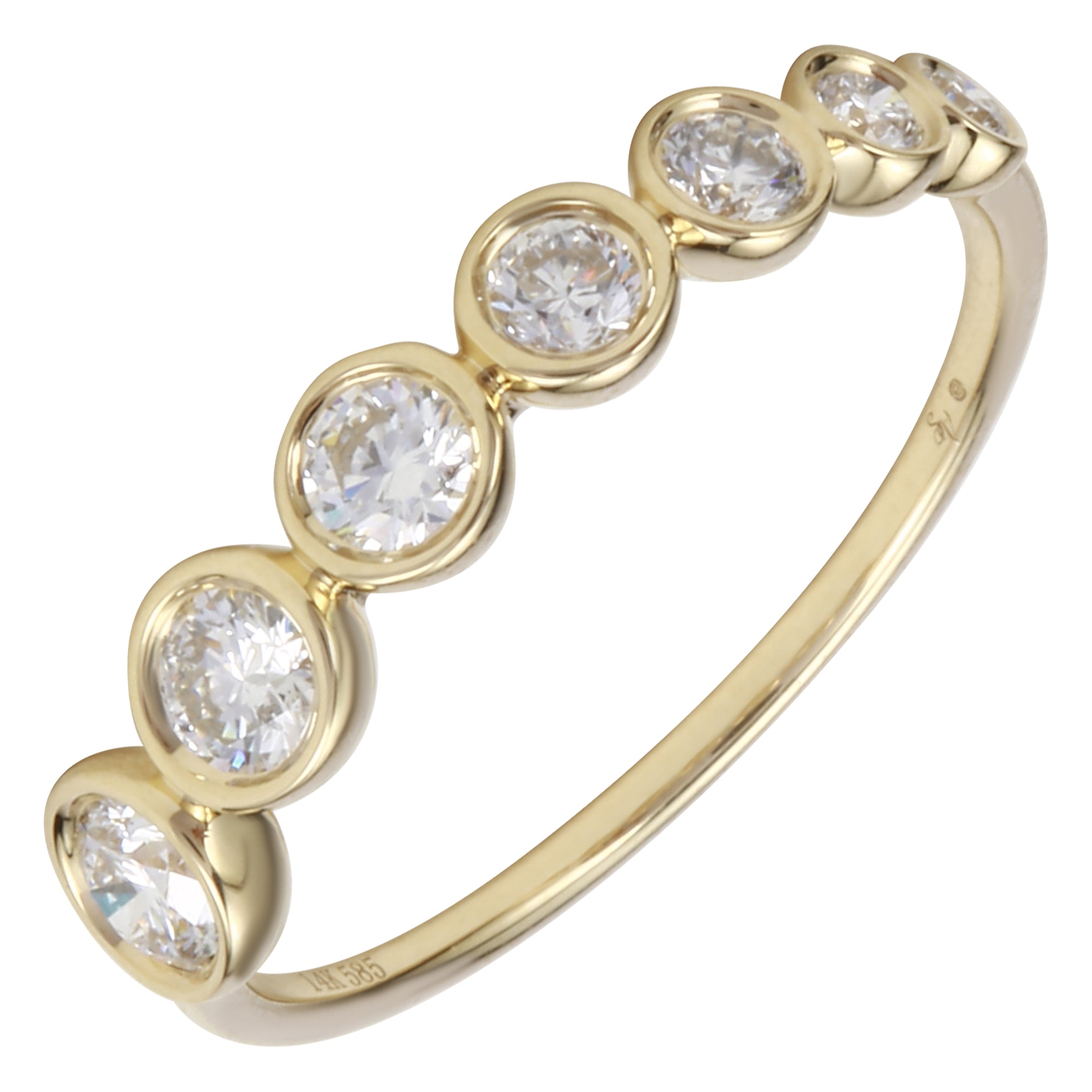 Bezel Slant Ring.