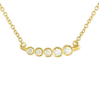 Bezel Arch Slant Pendant.