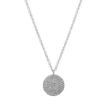 Disc Pendant Necklace.