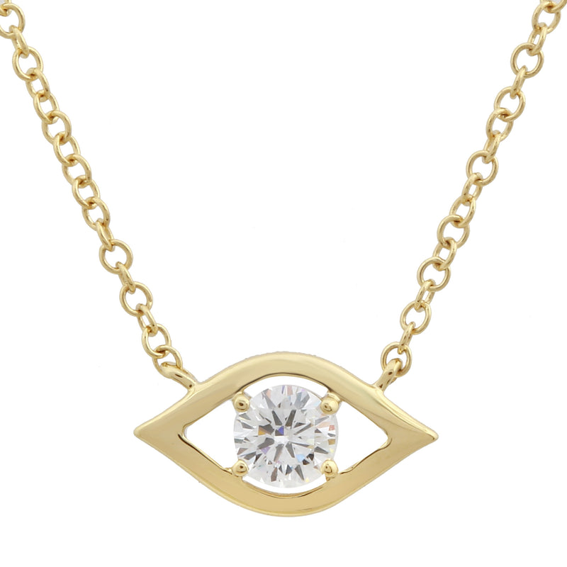 Eye Pendant Necklace.