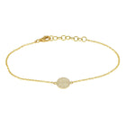 Disc Charm Bracelet.