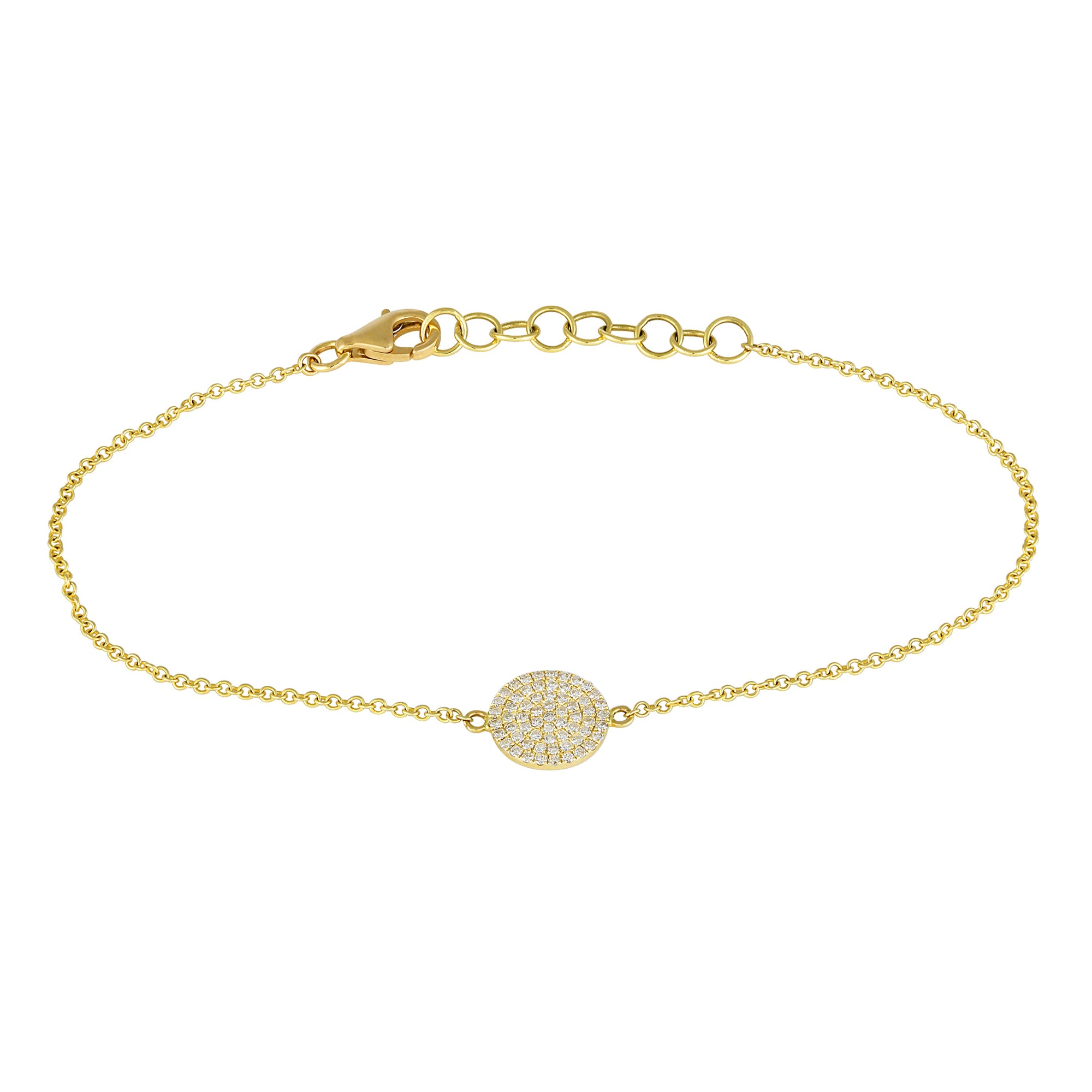 Disc Charm Bracelet.