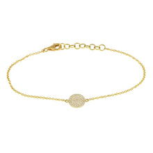 Disc Charm Bracelet.