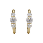 Diamond Trio Hoops.
