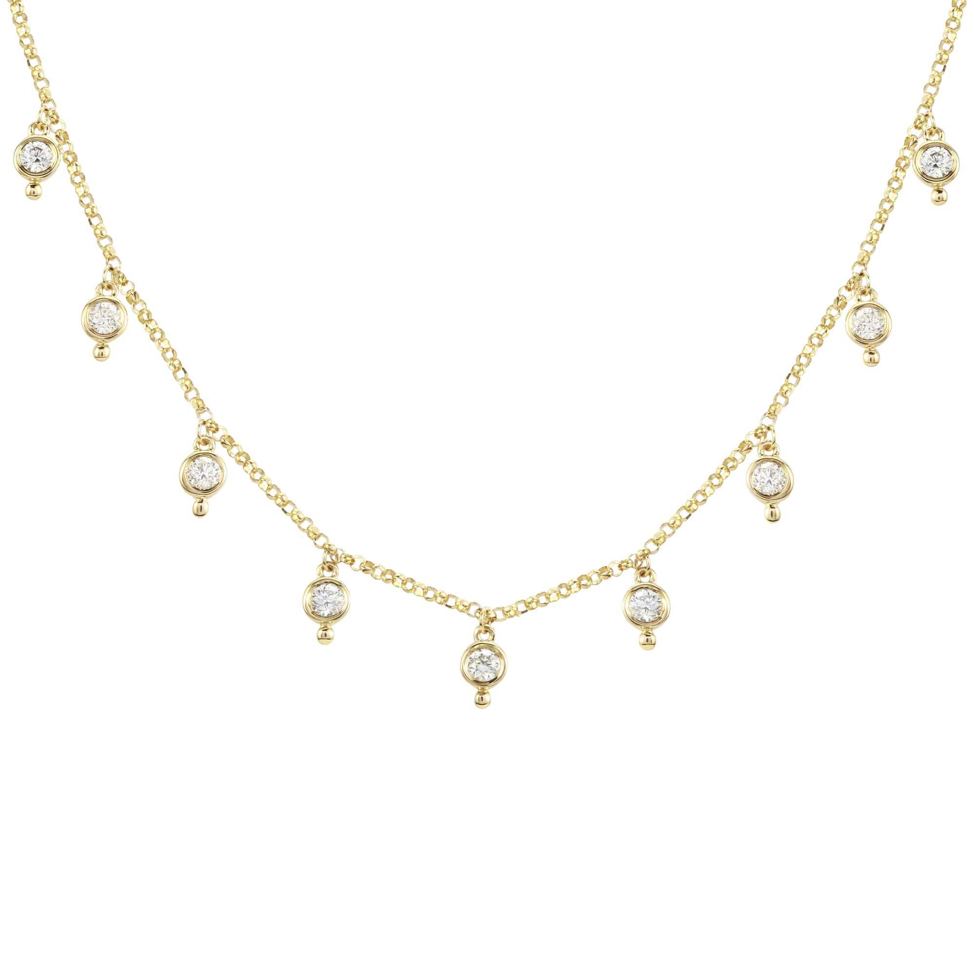 Station Charm Necklace.