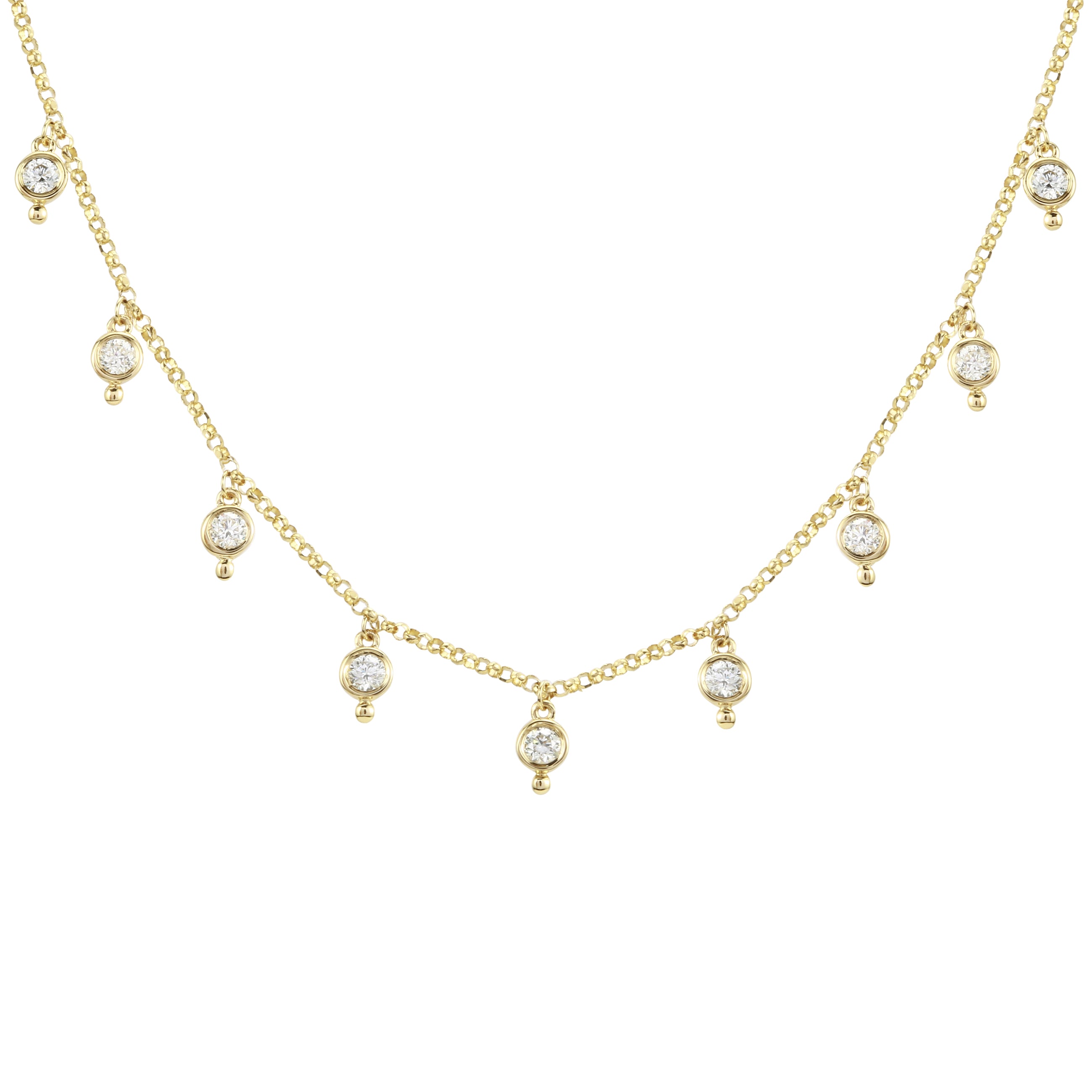 Station Charm Necklace.