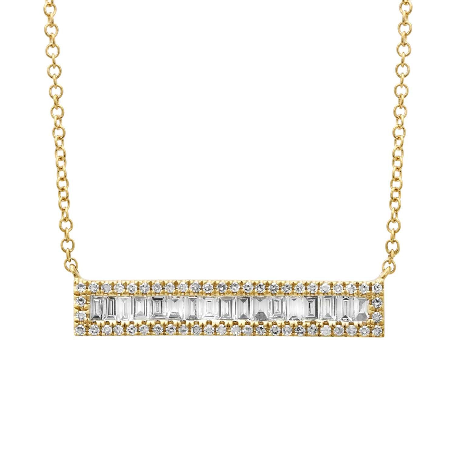 Baguette Bar Pendant.