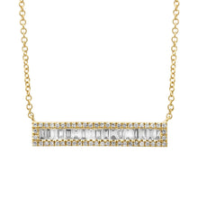 Baguette Bar Pendant.