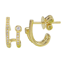 Bezel Lobe Cuff Studs.