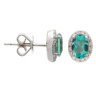 Diamond Apatite Oval Halos.