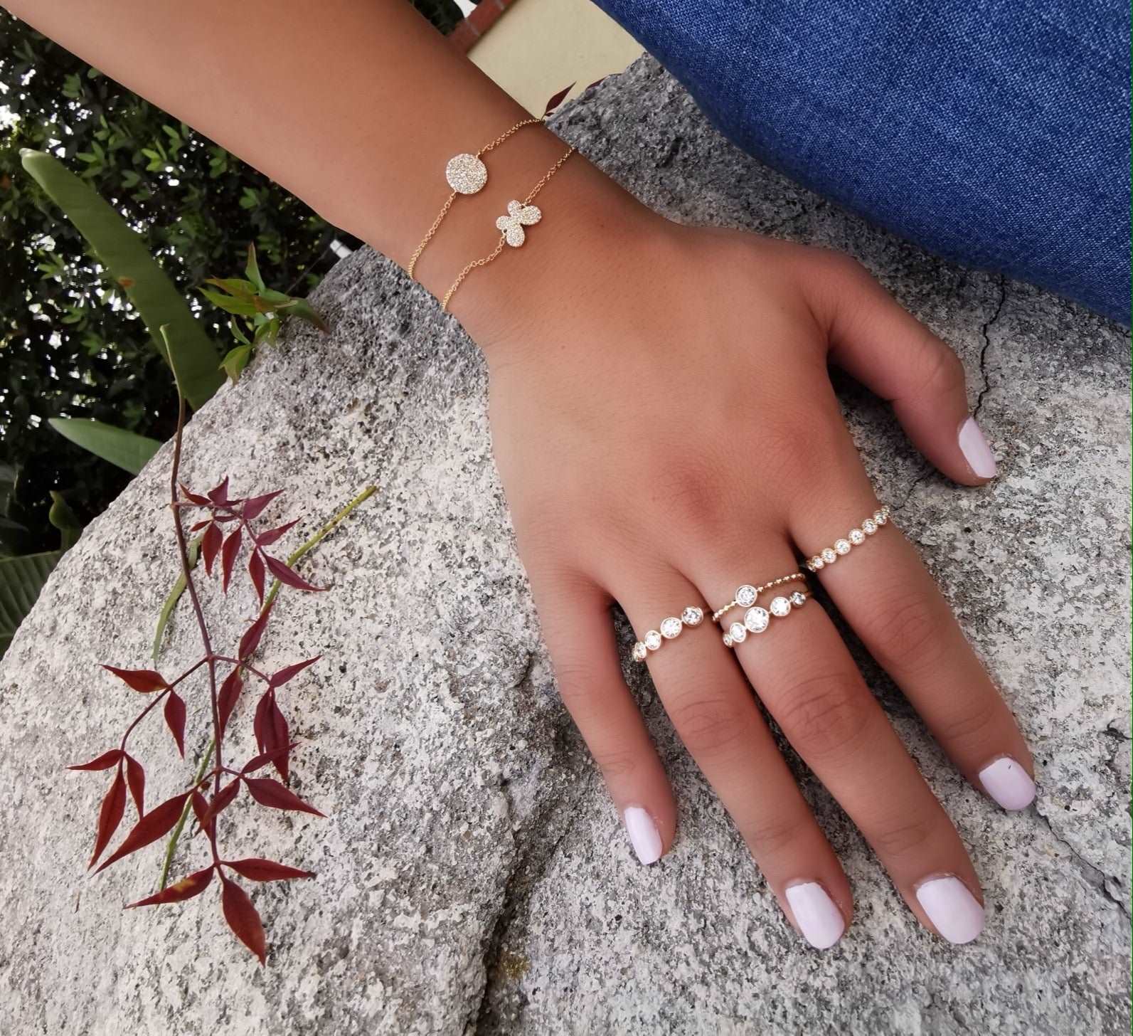 Butterfly Charm Bracelet.