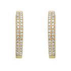 Diamond Hoops, 15mm.