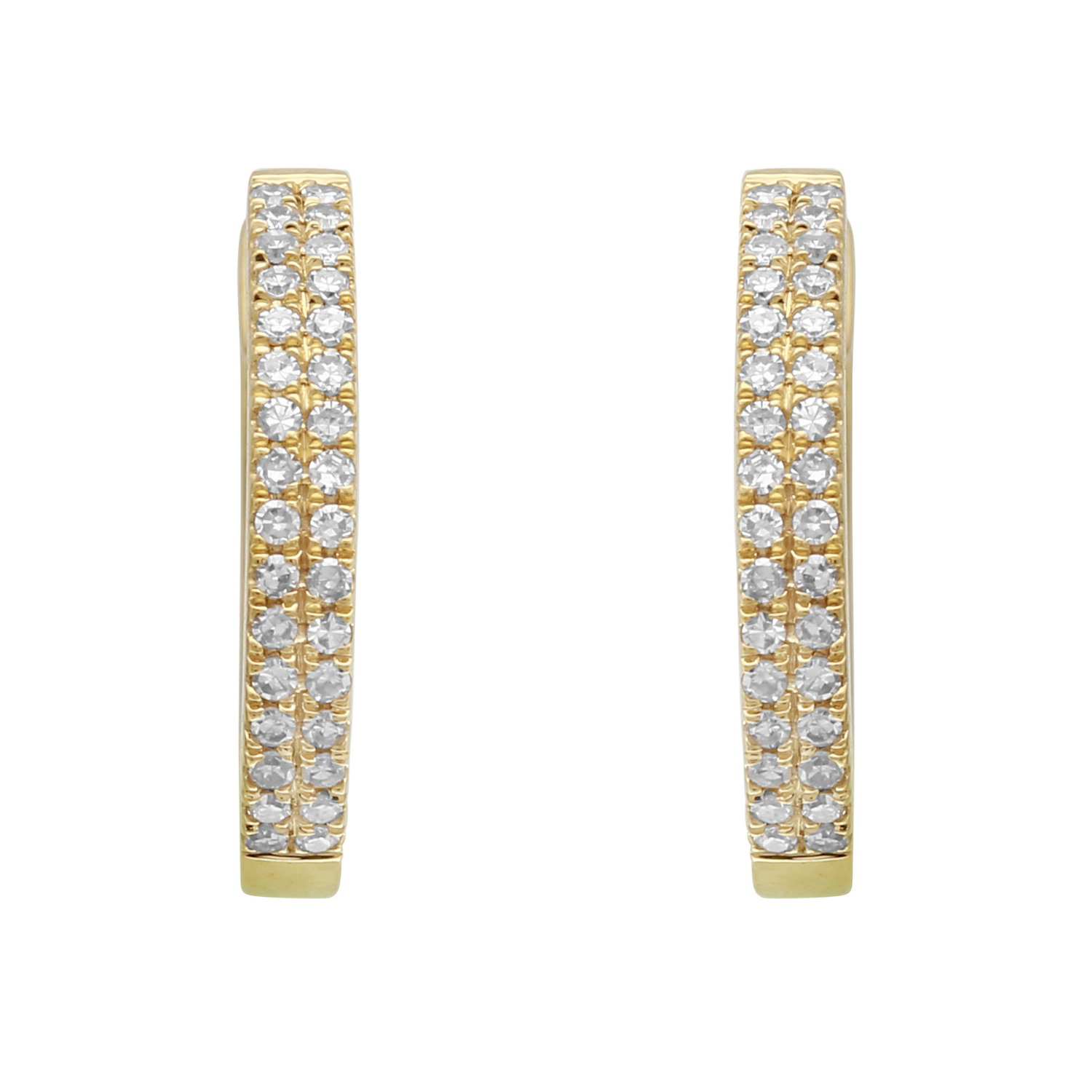 Diamond Hoops, 15mm.