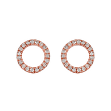 Pink Circle Studs.