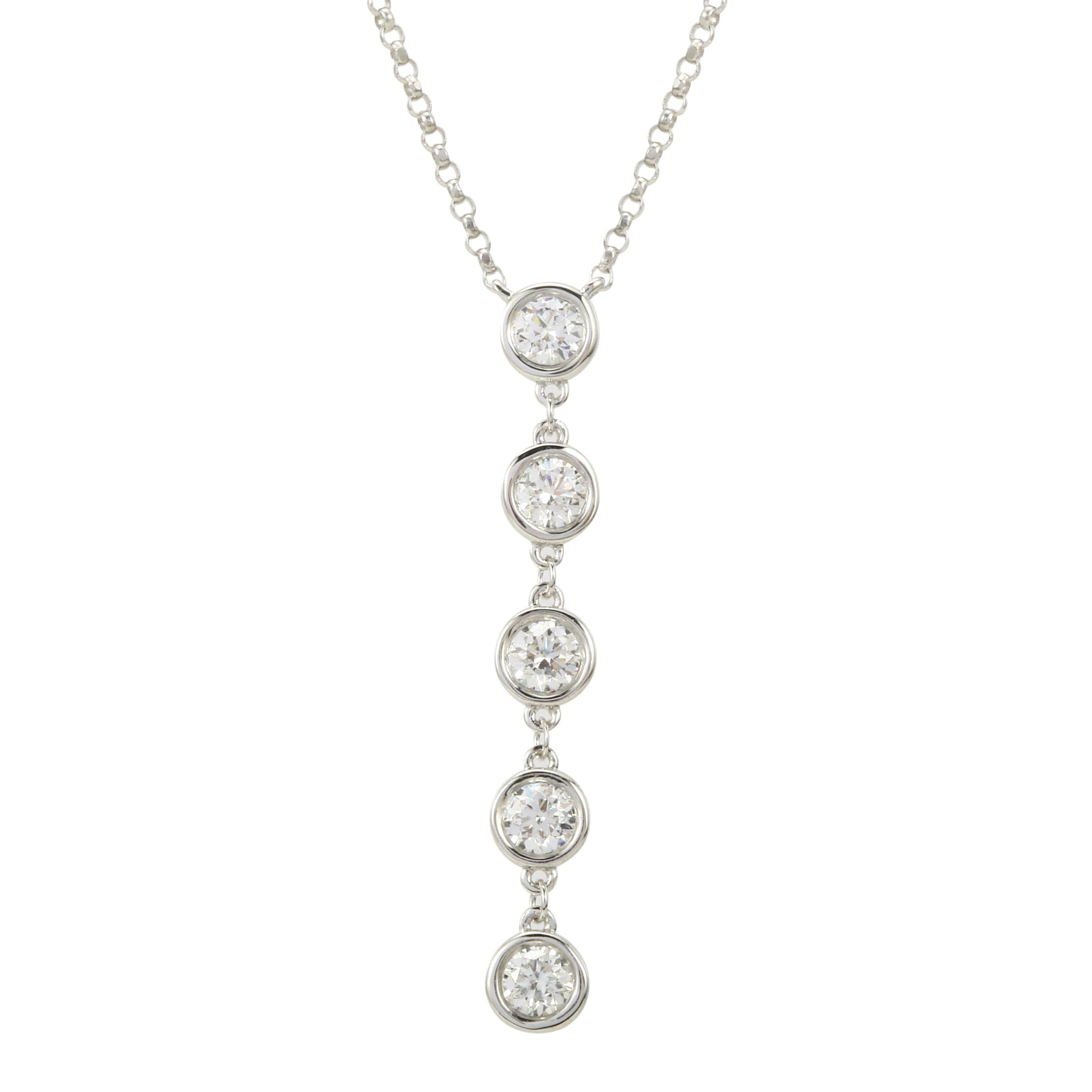 Vertical Bezel Pendant.