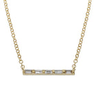 Baguette Bar Necklace.