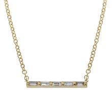 Baguette Bar Necklace.