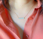 Baguette Bar Pendant.