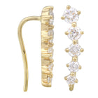 Diamond Climber Earrings.